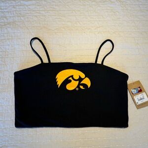 Iowa Hawkeye Crop Top NWT